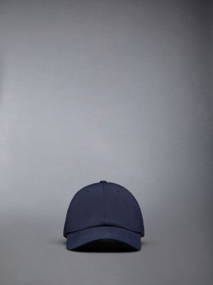 Blue Women Thom Browne Typewriter Cloth Classic Baseball Caps | CFO09W53668
