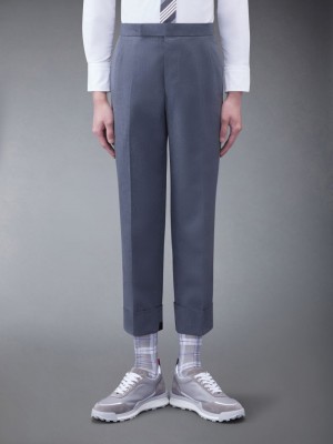 Grey Men Thom Browne Typewriter Cloth Classic Pants | NON40P51829