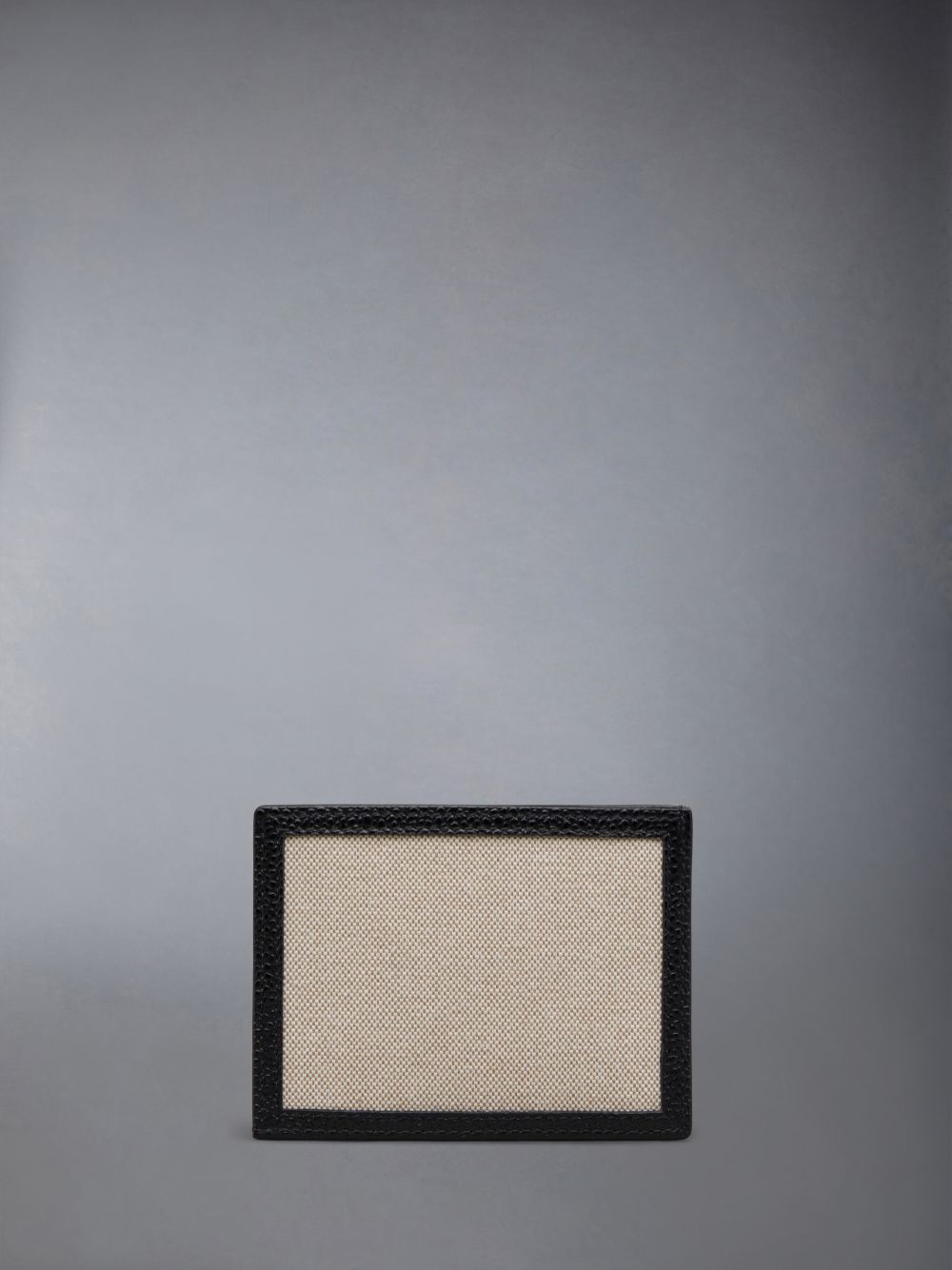 Black Men Thom Browne Cotton Canvas Note Card Case | DDE39O91356