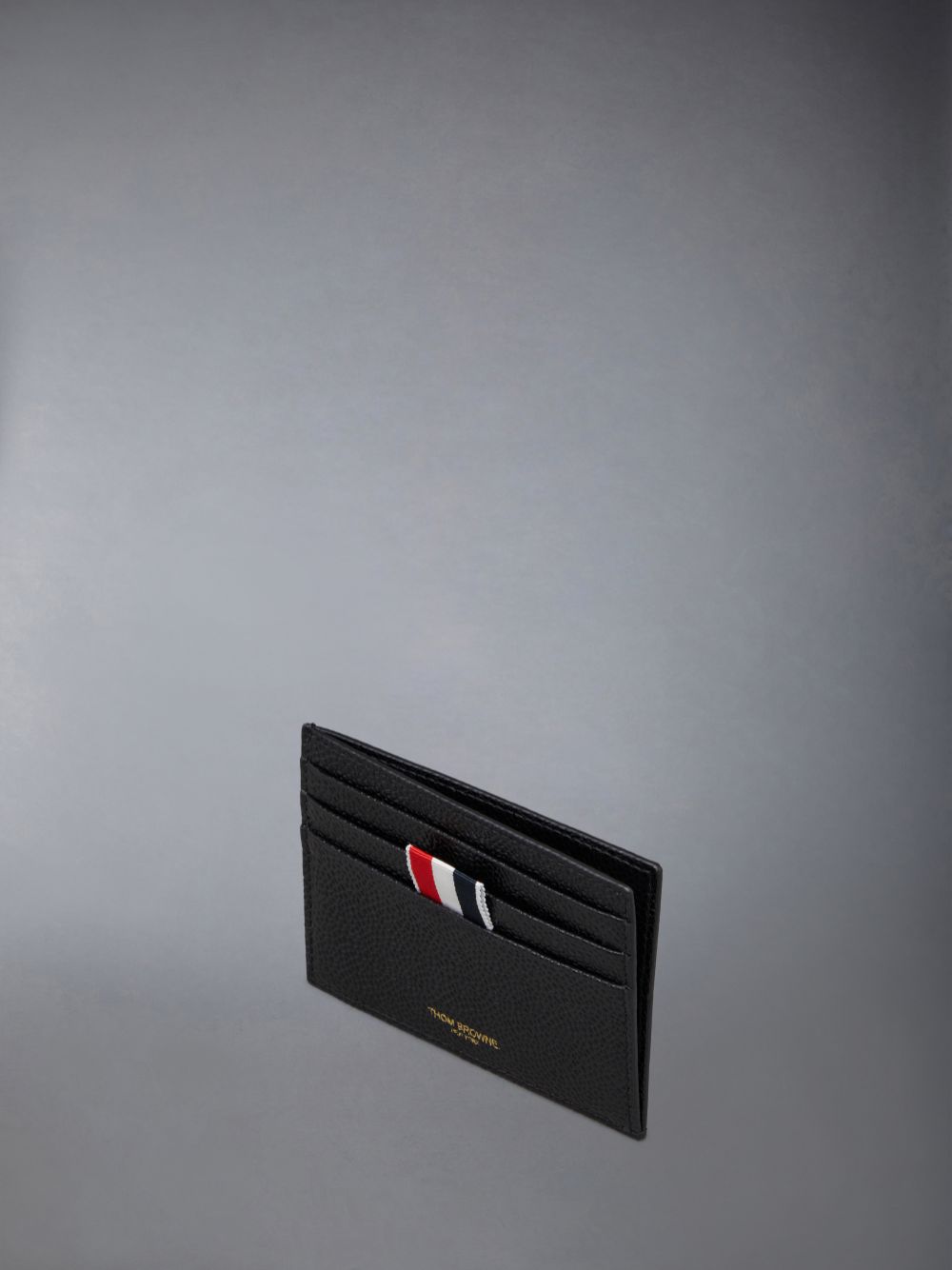 Black Men Thom Browne Cotton Canvas Note Card Case | DDE39O91356