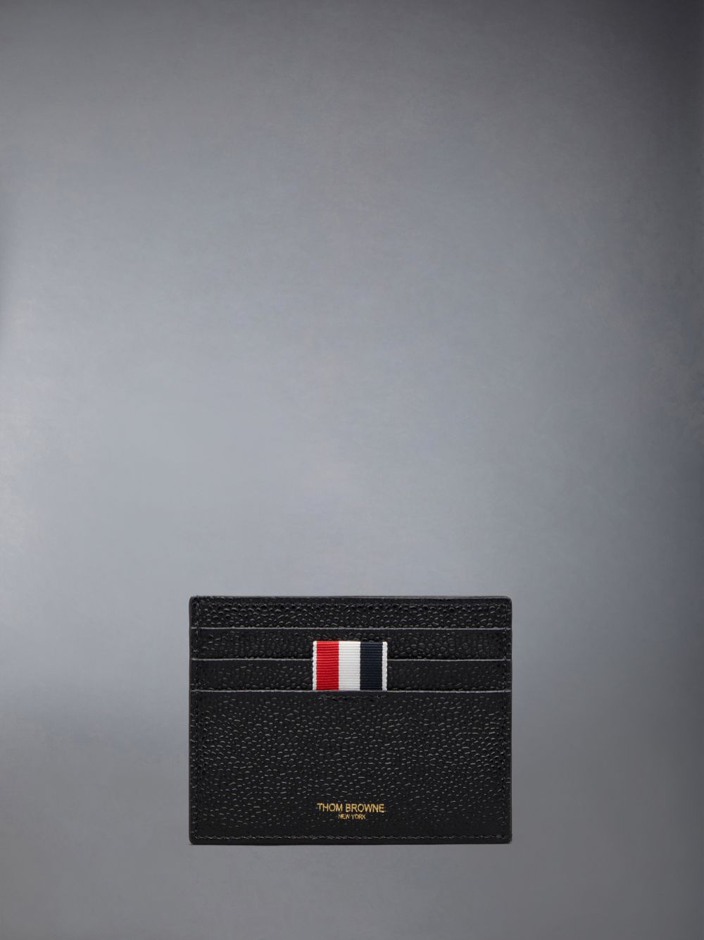 Black Men Thom Browne Cotton Canvas Note Card Case | DDE39O91356