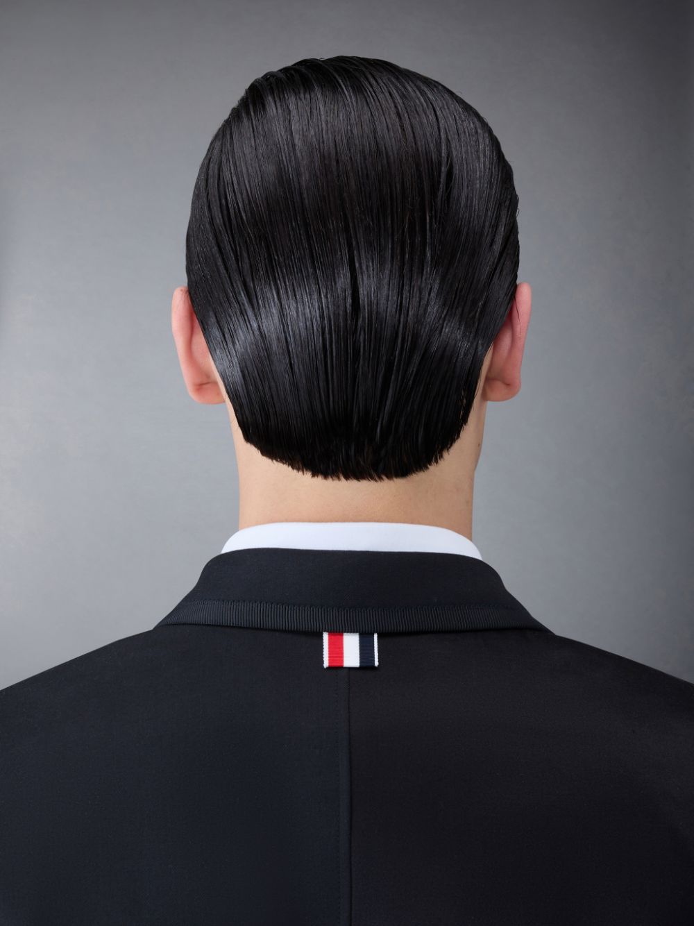 Black Men Thom Browne Funmix Duchesse Satin Collage Sport Coats | JPB56E35951