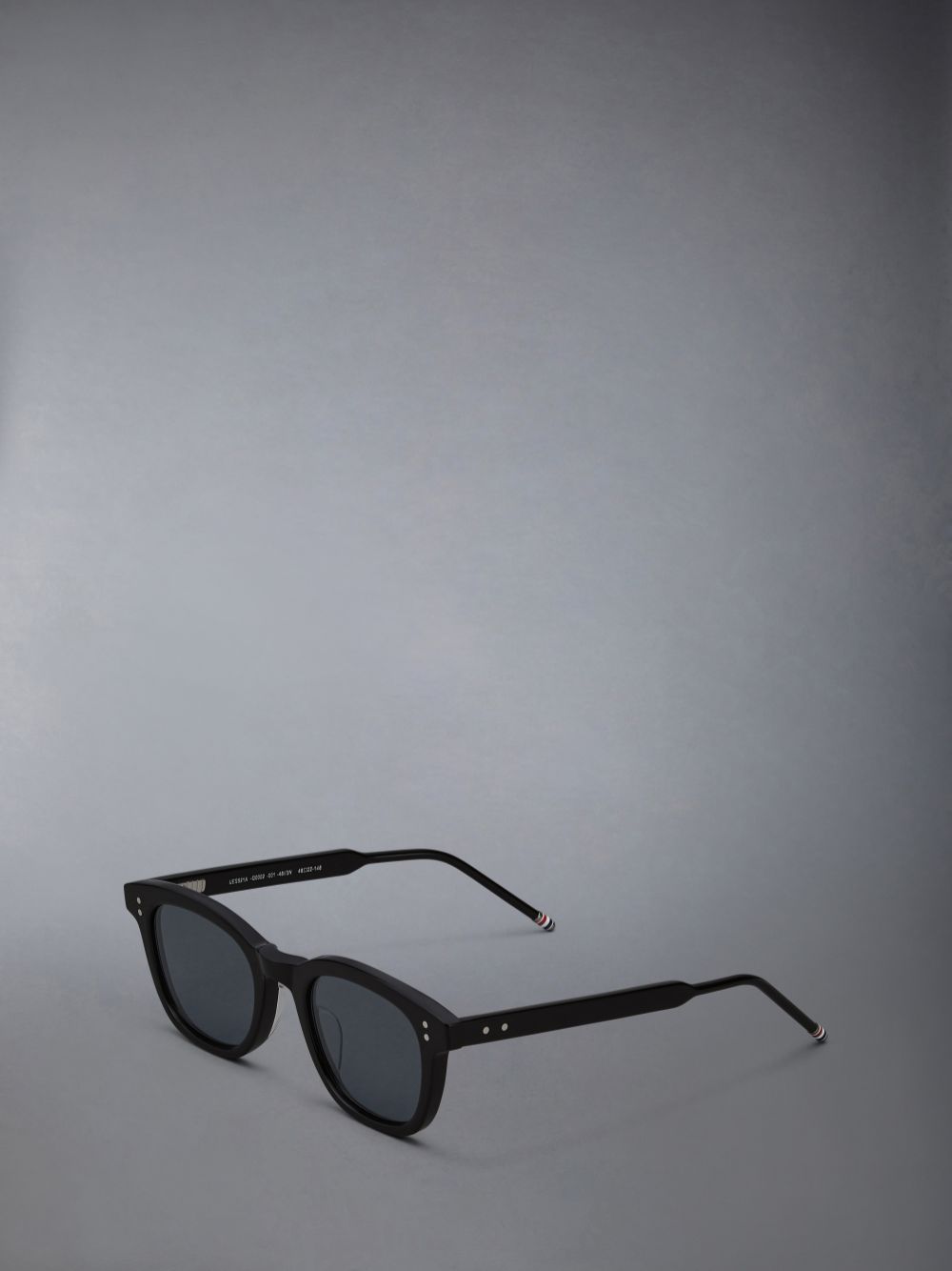 Black Women Thom Browne Acetate Rectangular Sunglasses | RCN43P10981