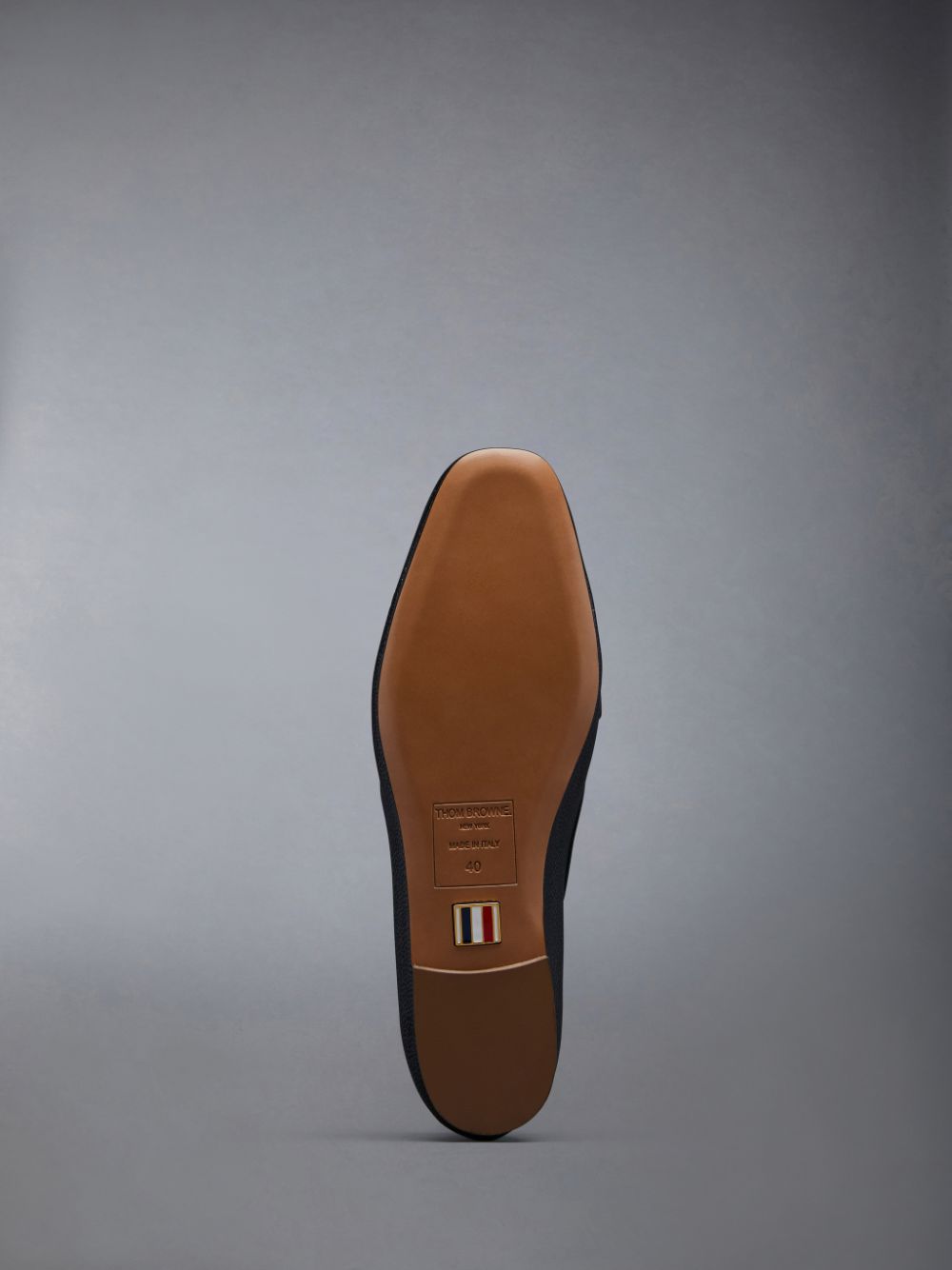 Black Women Thom Browne Flexible Leather Sole 3-Bow Loafers | PTW07E04260