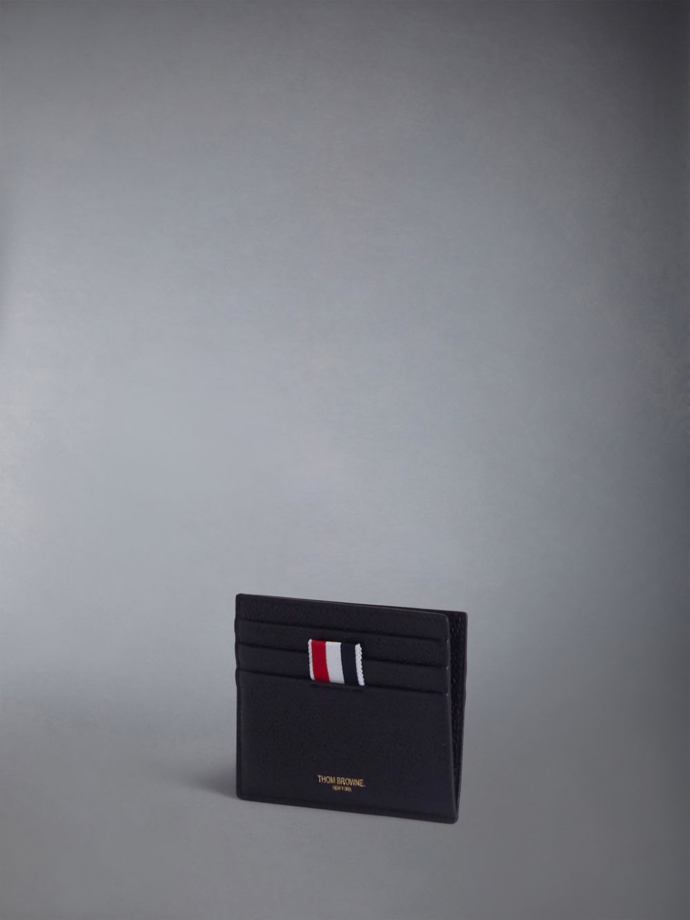 Black Women Thom Browne pebbled-leather Card Case | LSD41B23197