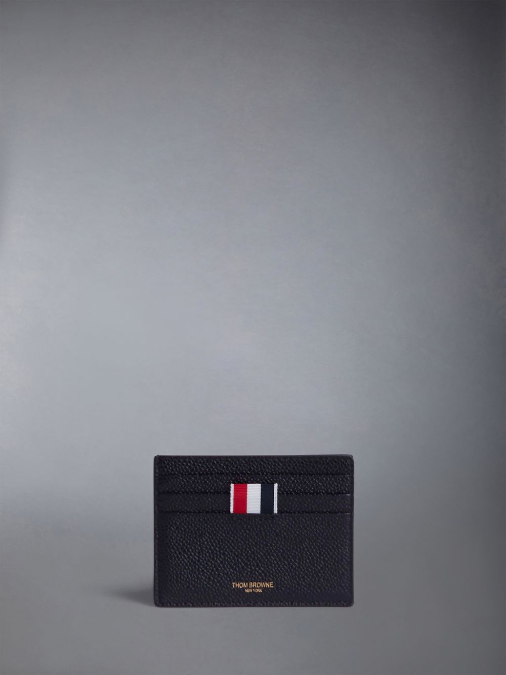 Black Women Thom Browne pebbled-leather Card Case | LSD41B23197