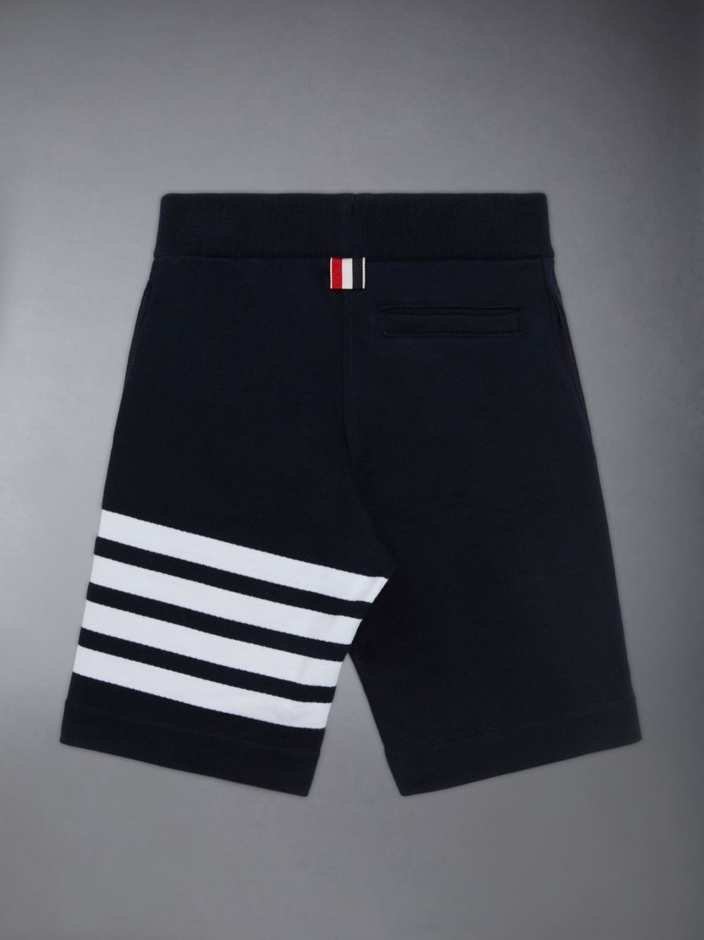 Blue Boys's Thom Browne Classic Loopback 4-Bar Sweat Shorts | NHK18C82661
