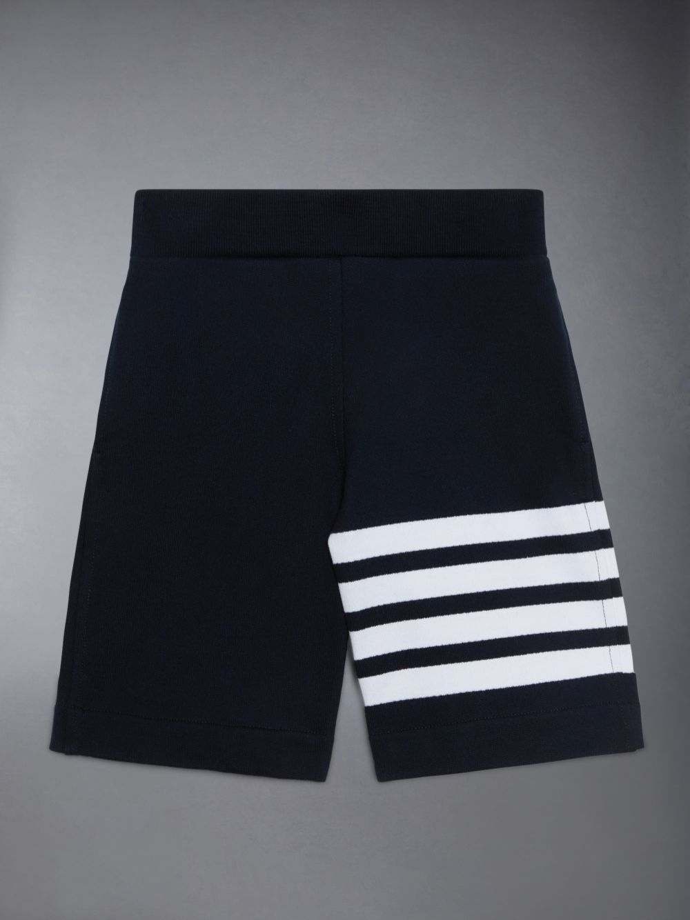 Blue Boys\'s Thom Browne Classic Loopback 4-Bar Sweat Shorts | NHK18C82661