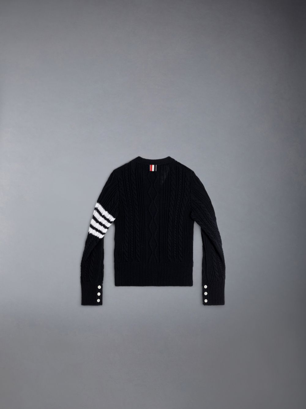 Blue Boys's Thom Browne Cotton V-neck Cardigan | TQG69X12623