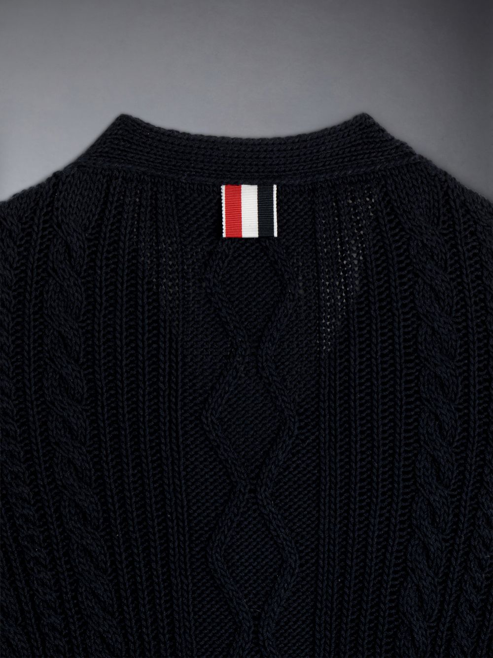 Blue Boys's Thom Browne Cotton V-neck Cardigan | TQG69X12623