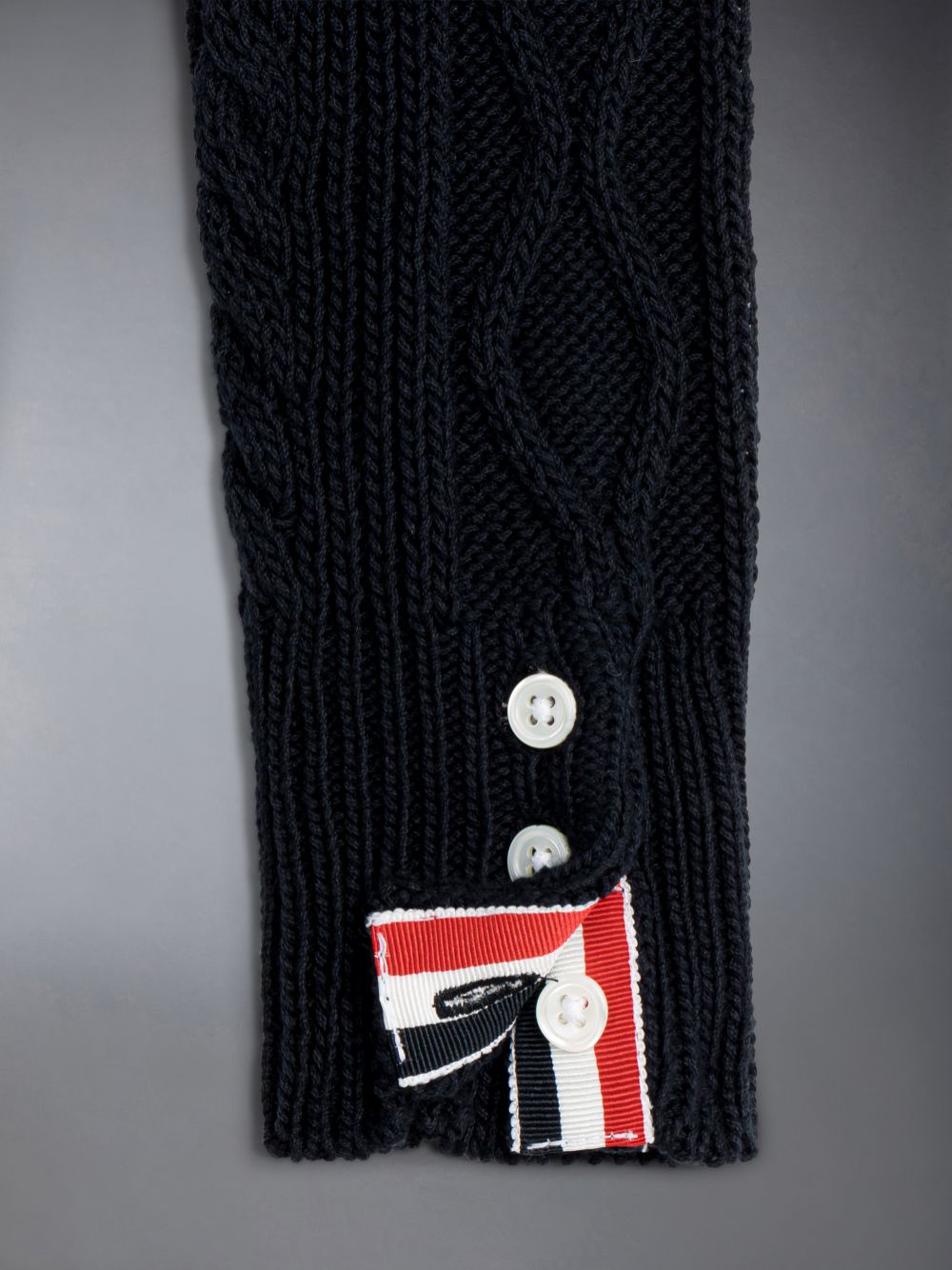 Blue Boys's Thom Browne Cotton V-neck Cardigan | TQG69X12623