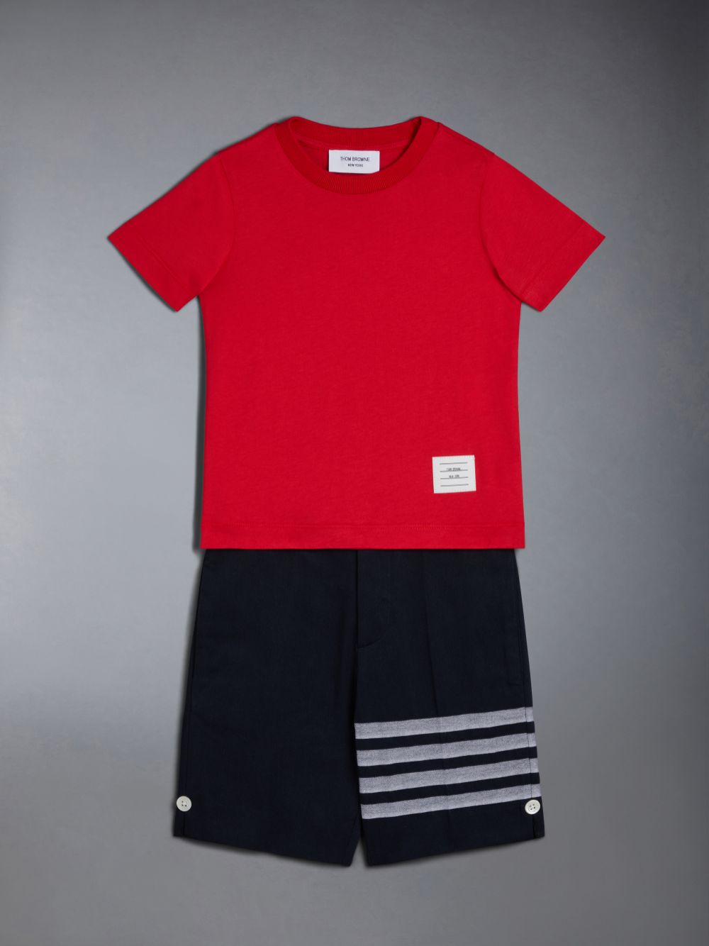 Blue Girls's Thom Browne JERSEY STRIPED T Shirts | FEY69N11204