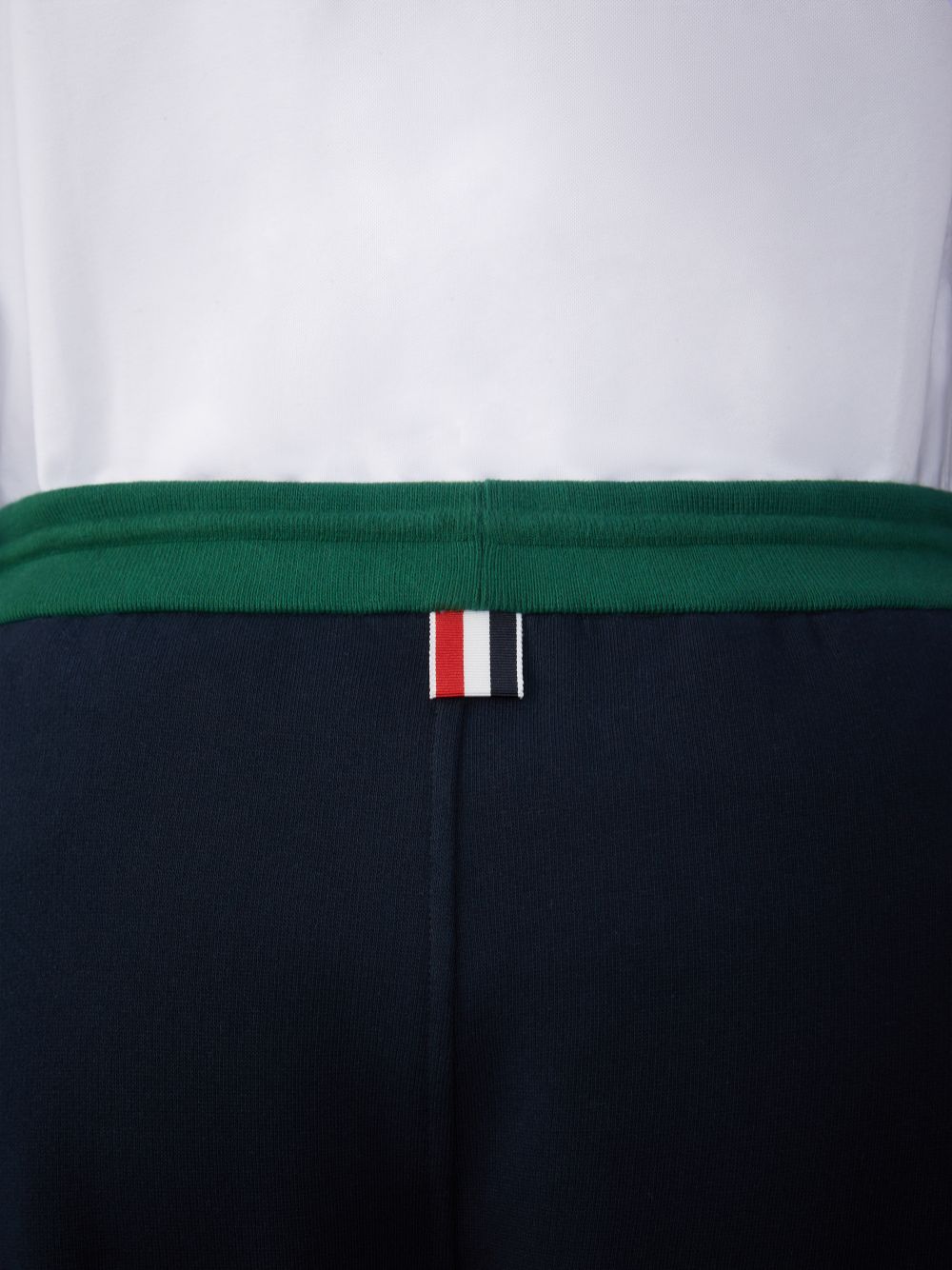 Blue Men Thom Browne Brushed Color Blocked Sweatpants | KZY95I40173