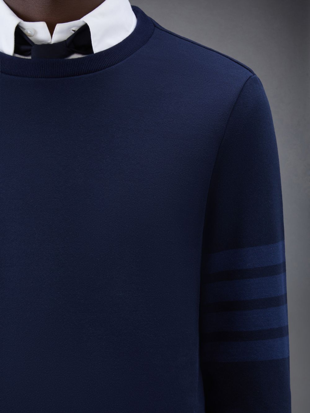 Blue Men Thom Browne Classic Loopback 4-Bar Relaxed Sweatshirts | ZSO84C46075