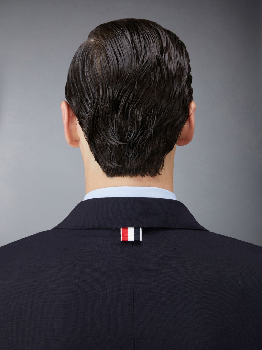 Blue Men Thom Browne Plain Weave 4-Bar Classic Sport Coats | IPY78F26376