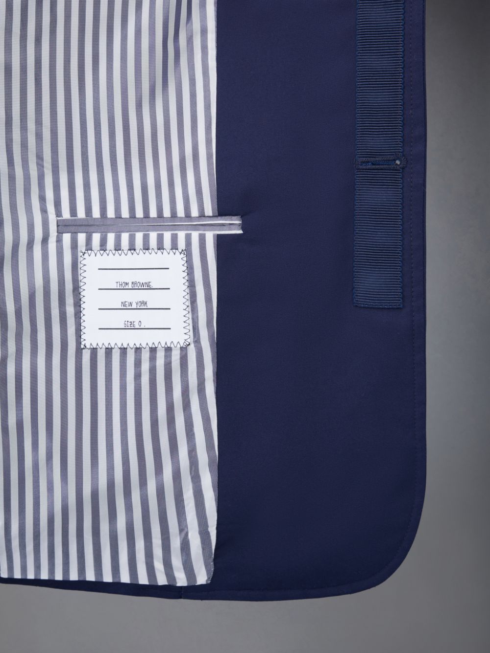 Blue Men Thom Browne Typewriter Cloth Armband Straight Fit Sport Coats | IJT67C81688