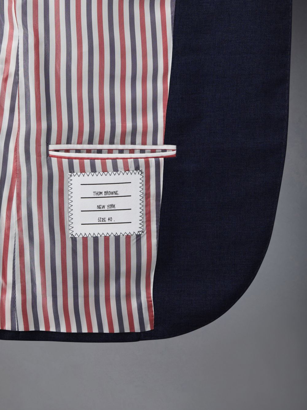 Blue Women Thom Browne Plain Weave School Uniform High Armhole Sport Coats | BGS90F27358