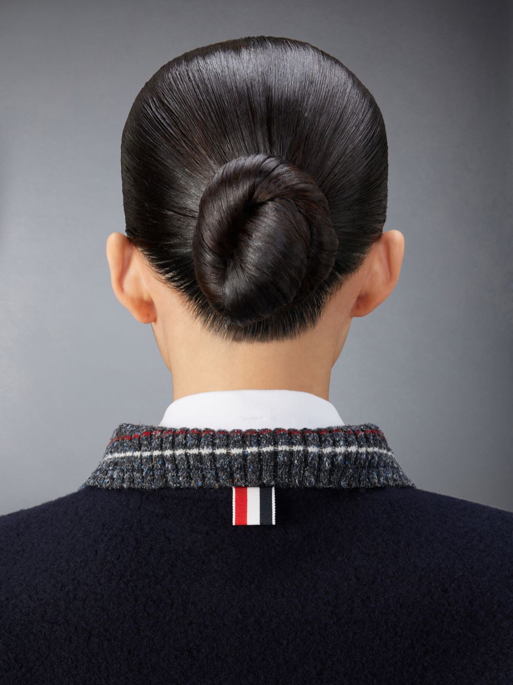 Blue Women Thom Browne Wool Fleece Cardigan | JXJ92B91897