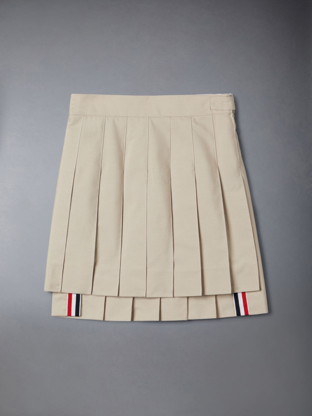 Brown Girls\'s Thom Browne Typewriter Pleated Mini Skirts | XQN02Q44711