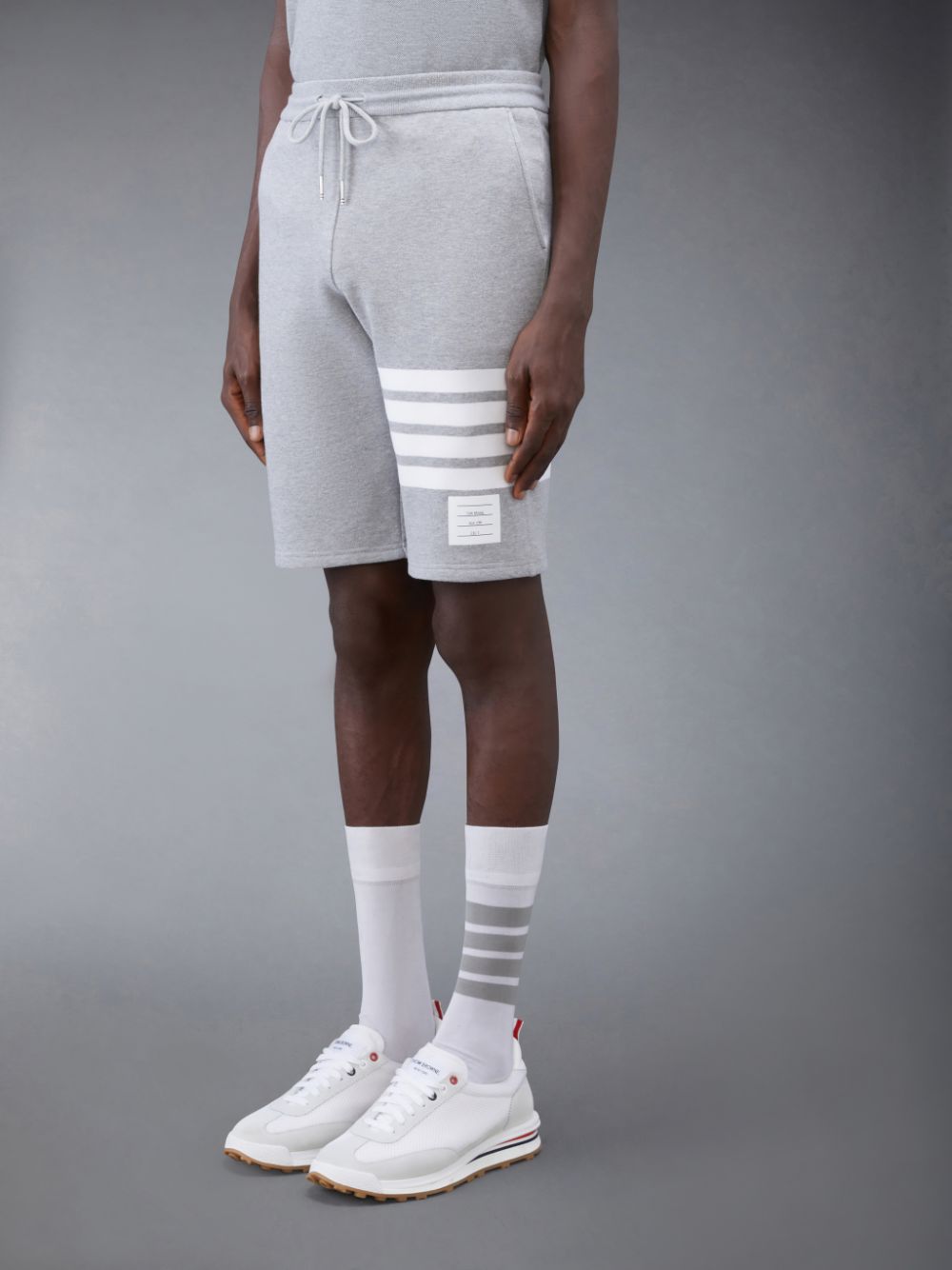 Grey Men Thom Browne Classic Loopback 4-Bar Sweatshorts | XFJ57F83233