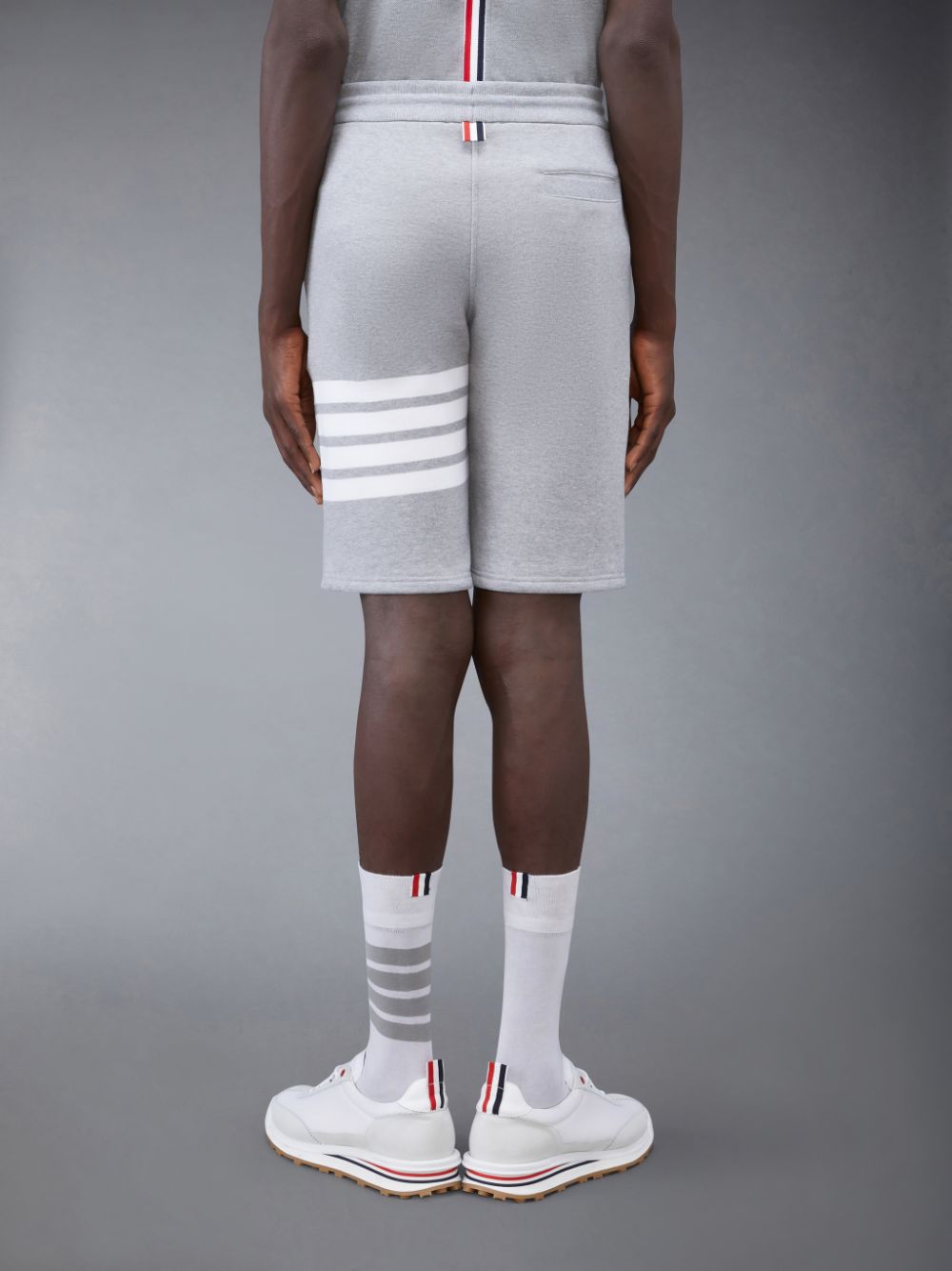 Grey Men Thom Browne Classic Loopback 4-Bar Sweatshorts | XFJ57F83233