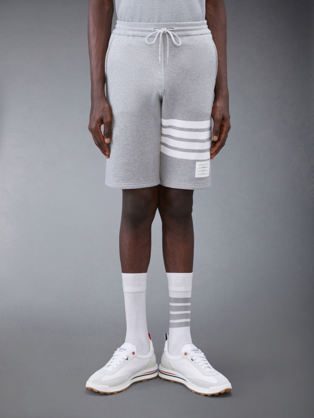 Grey Men Thom Browne Classic Loopback 4-Bar Sweatshorts | XFJ57F83233