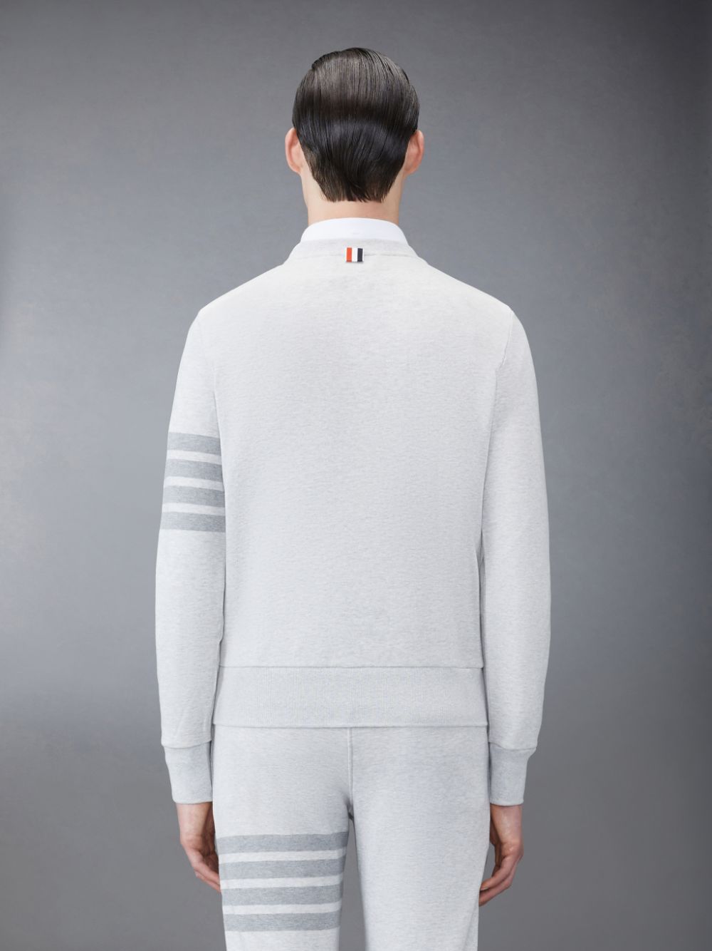 Grey Men Thom Browne Classic Loopback 4-Bar Sweatshirts | QWG24O18645