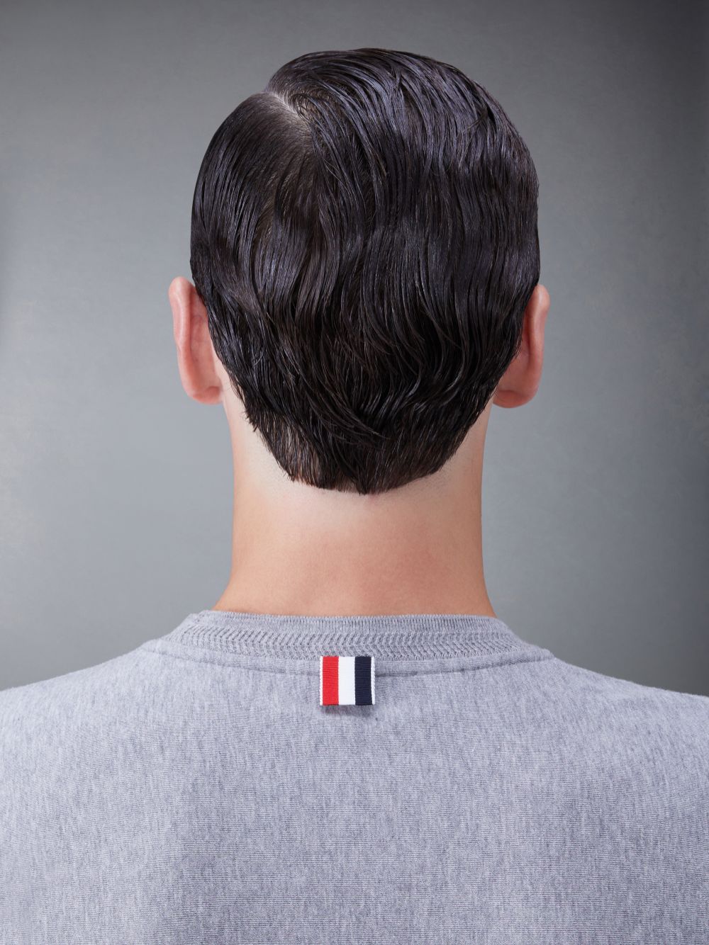 Grey Men Thom Browne Jersey Oversized T Shirts | GPV95O70248