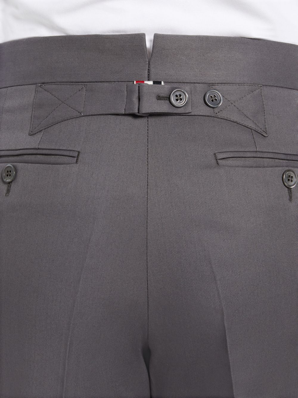Grey Men Thom Browne Medium Cotton Suiting Engineered 4-Bar Classic Pants | YGQ80F32811