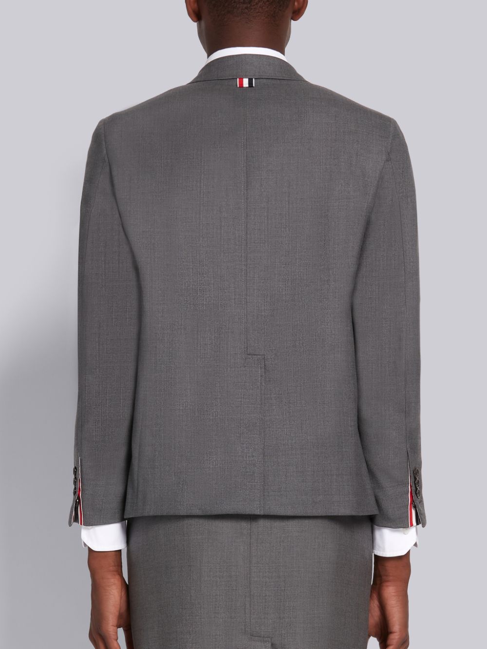 Grey Men Thom Browne Medium Super 120s Wool Twill Sack Jackets | QPS05X71947