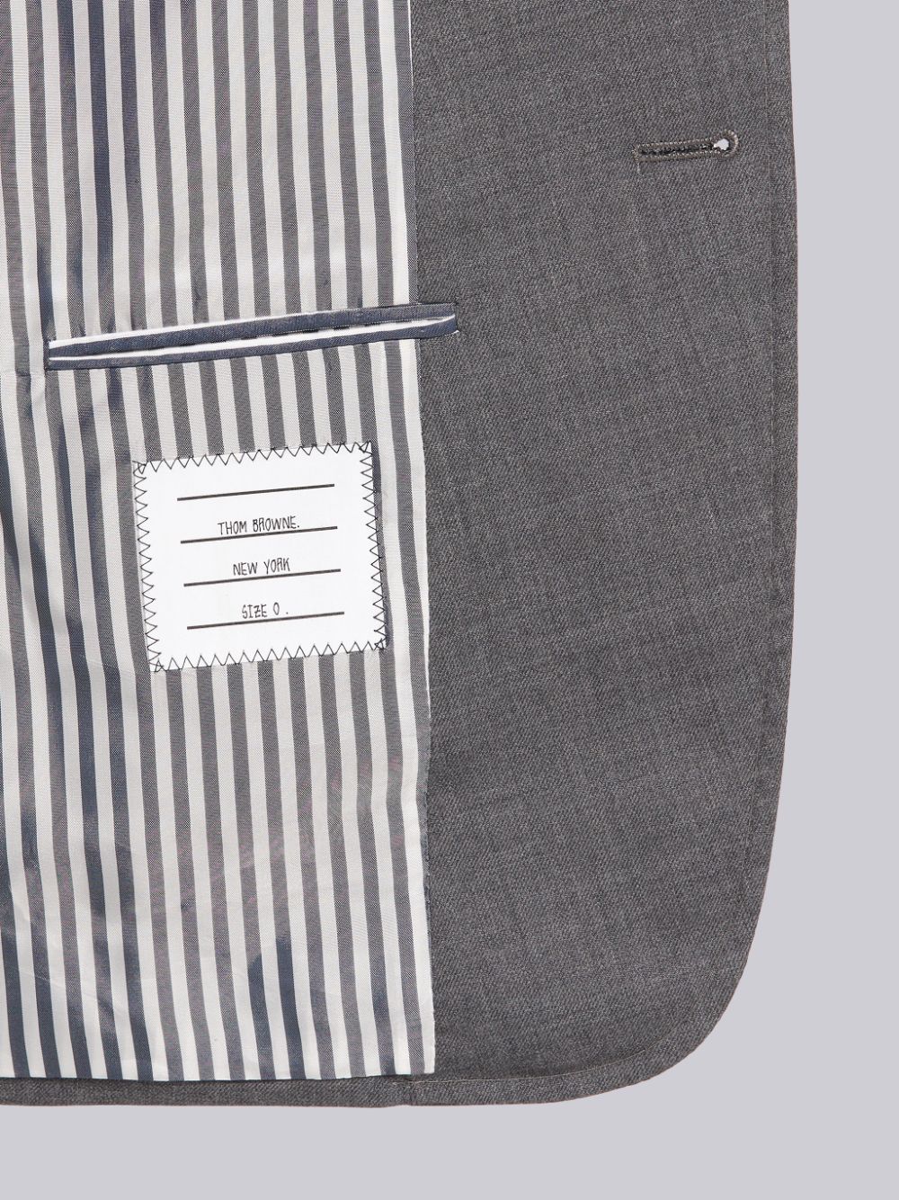 Grey Men Thom Browne Medium Super 120s Wool Twill Sack Jackets | QPS05X71947