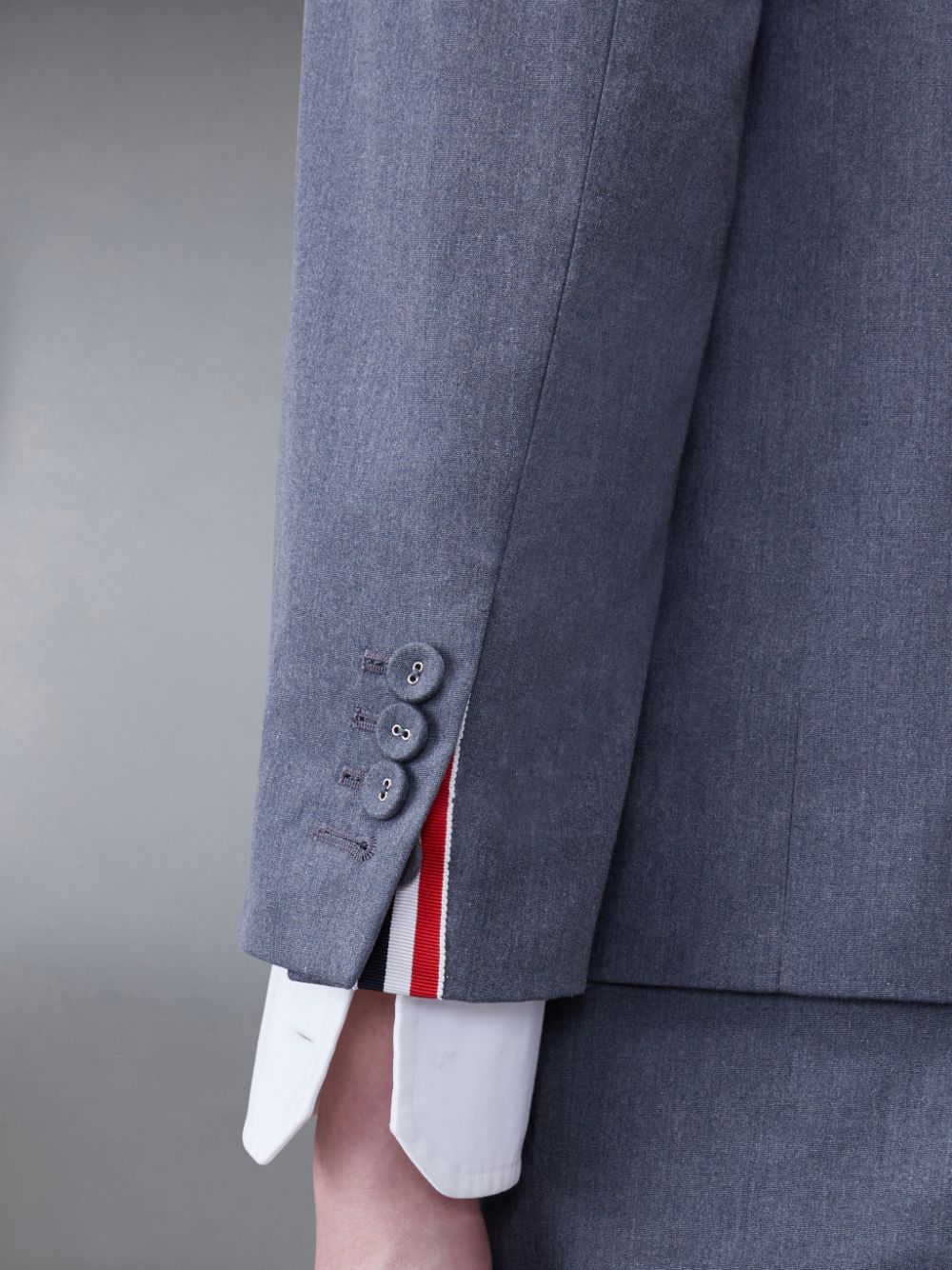 Grey Men Thom Browne Typewriter Cloth Armband Sport Coats | SGR03I85298