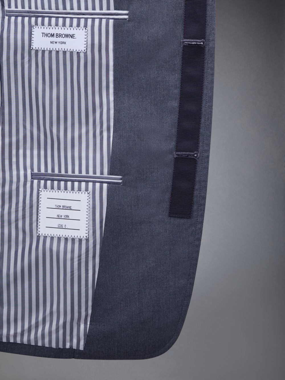 Grey Men Thom Browne Typewriter Cloth Armband Sport Coats | SGR03I85298