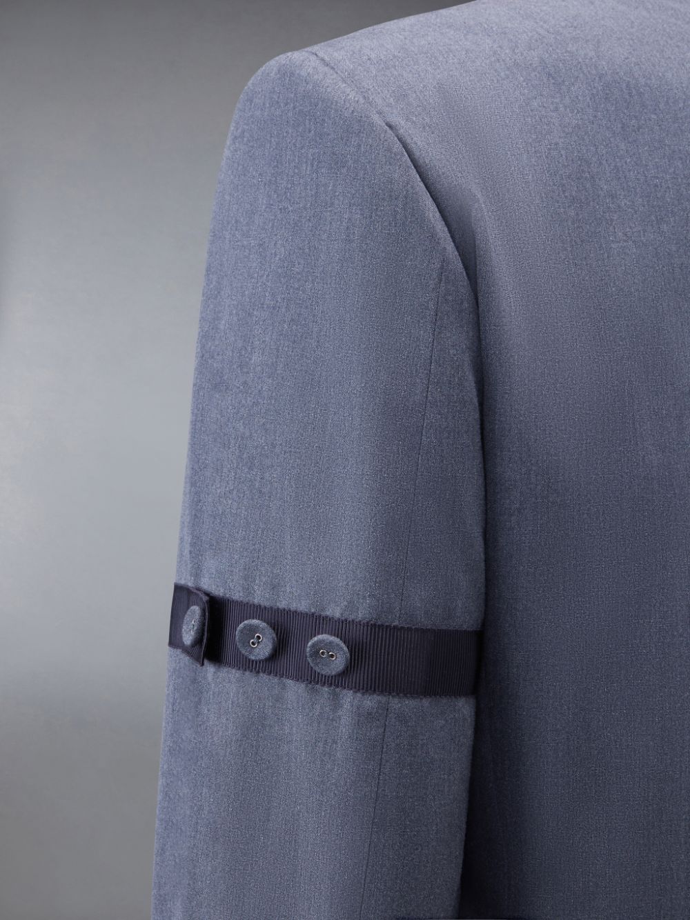 Grey Men Thom Browne Typewriter Cloth Armband Sport Coats | SGR03I85298