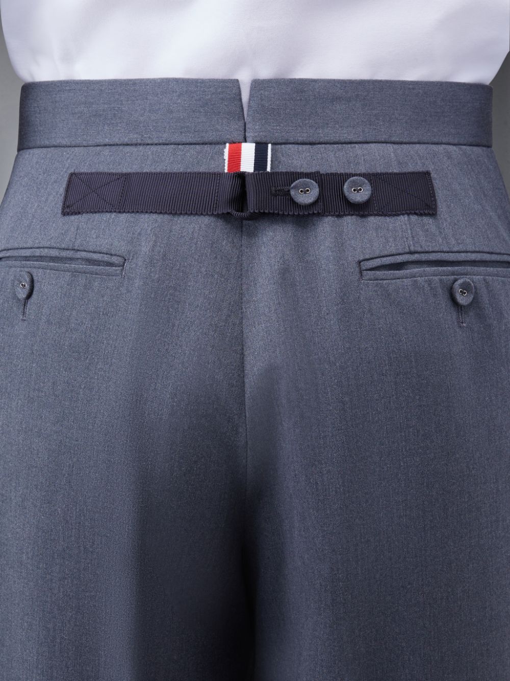 Grey Men Thom Browne Typewriter Cloth Classic Pants | NON40P51829