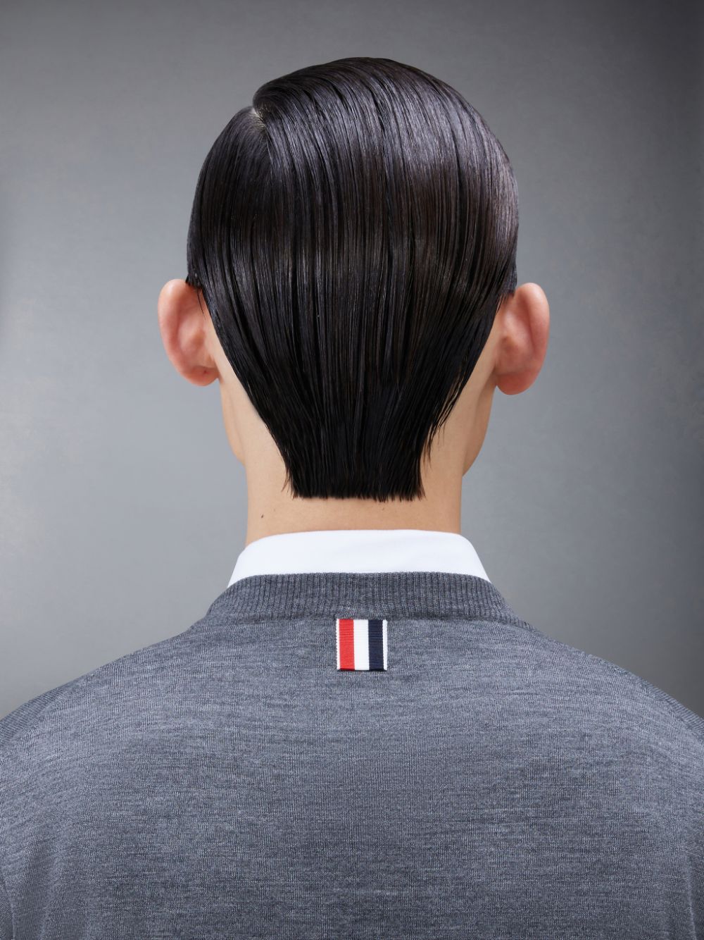 Grey Men Thom Browne Wool 4-Bar Pullover | NWJ92A89531