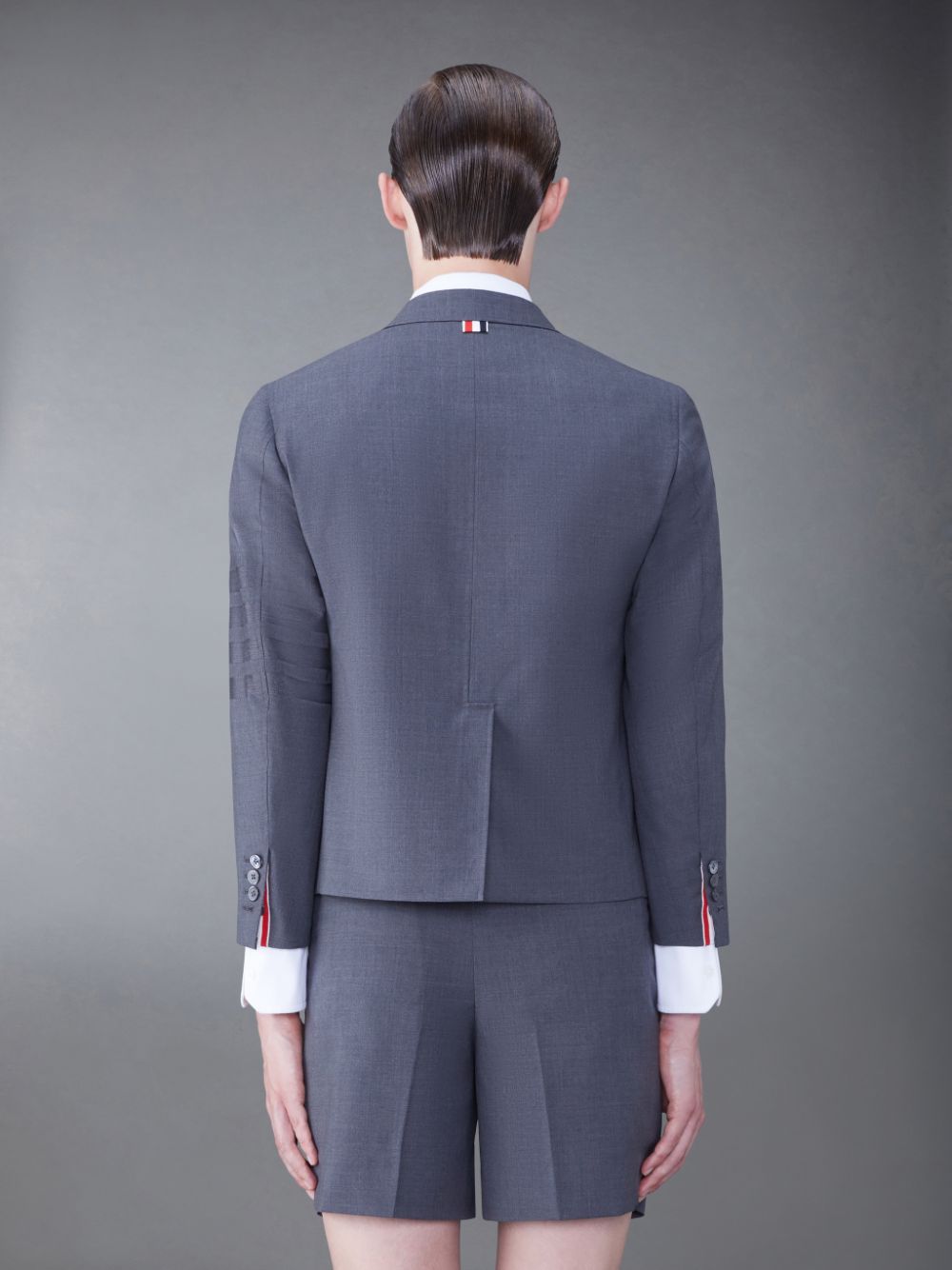 Grey Men Thom Browne Wool 4-Bar Sack Sport Coats | XMN12I57867