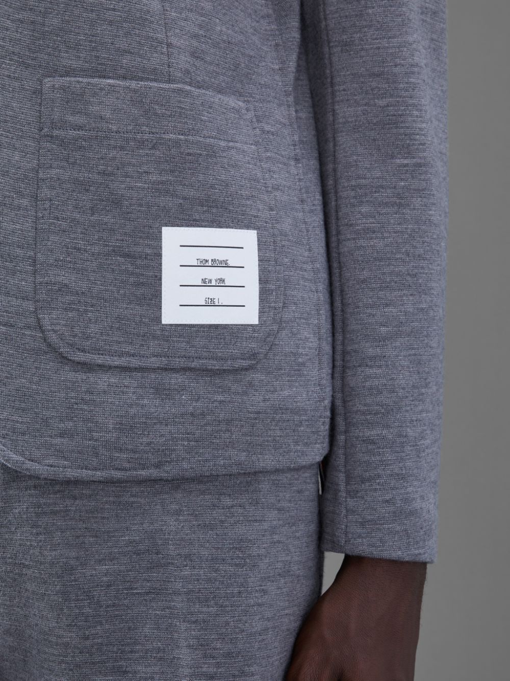 Grey Men Thom Browne Wool Sport Coats | NAI97W31786