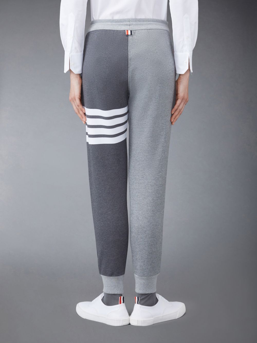 Grey Women Thom Browne Funmix Loopback 4-Bar Sweatpants | ZCG67Q94397