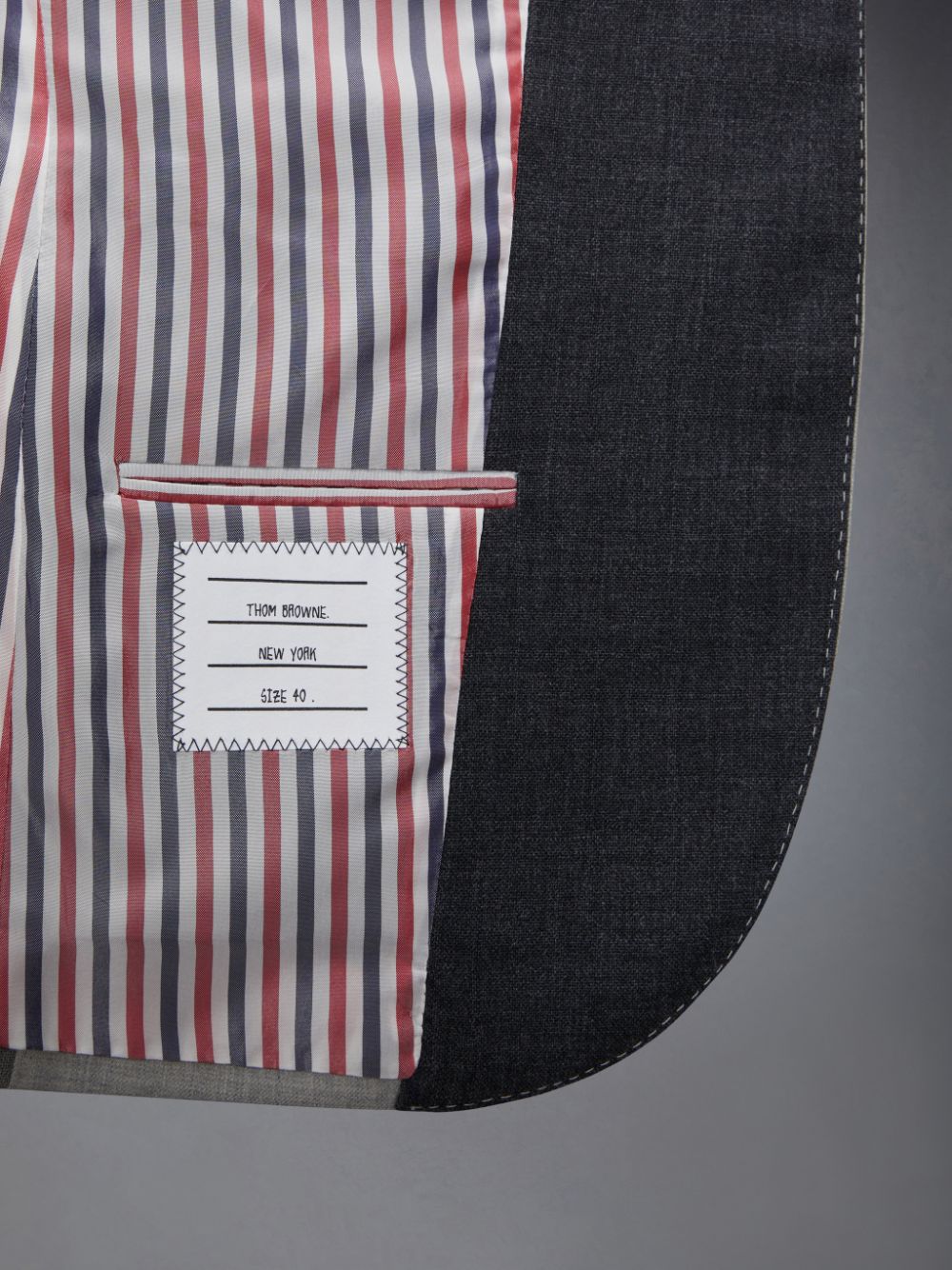 Grey Women Thom Browne Funmix Wool Fresco High Armhole Sport Coats | VWT53D65959