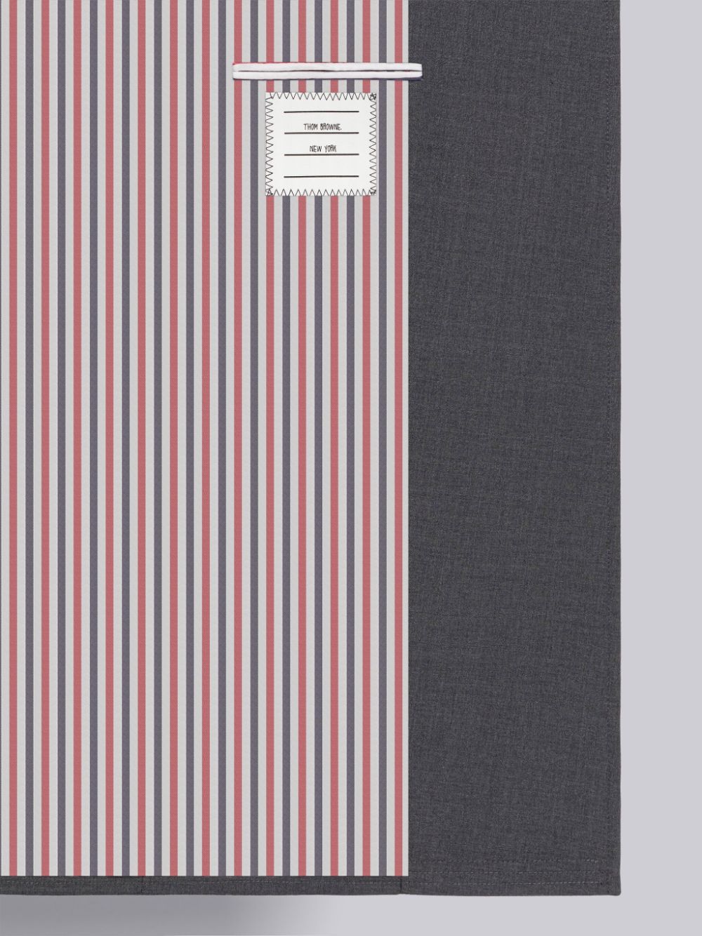 Grey Women Thom Browne PLAIN WEAVE 4-BAR CHESTERFIELD Coats | BJK23V98814