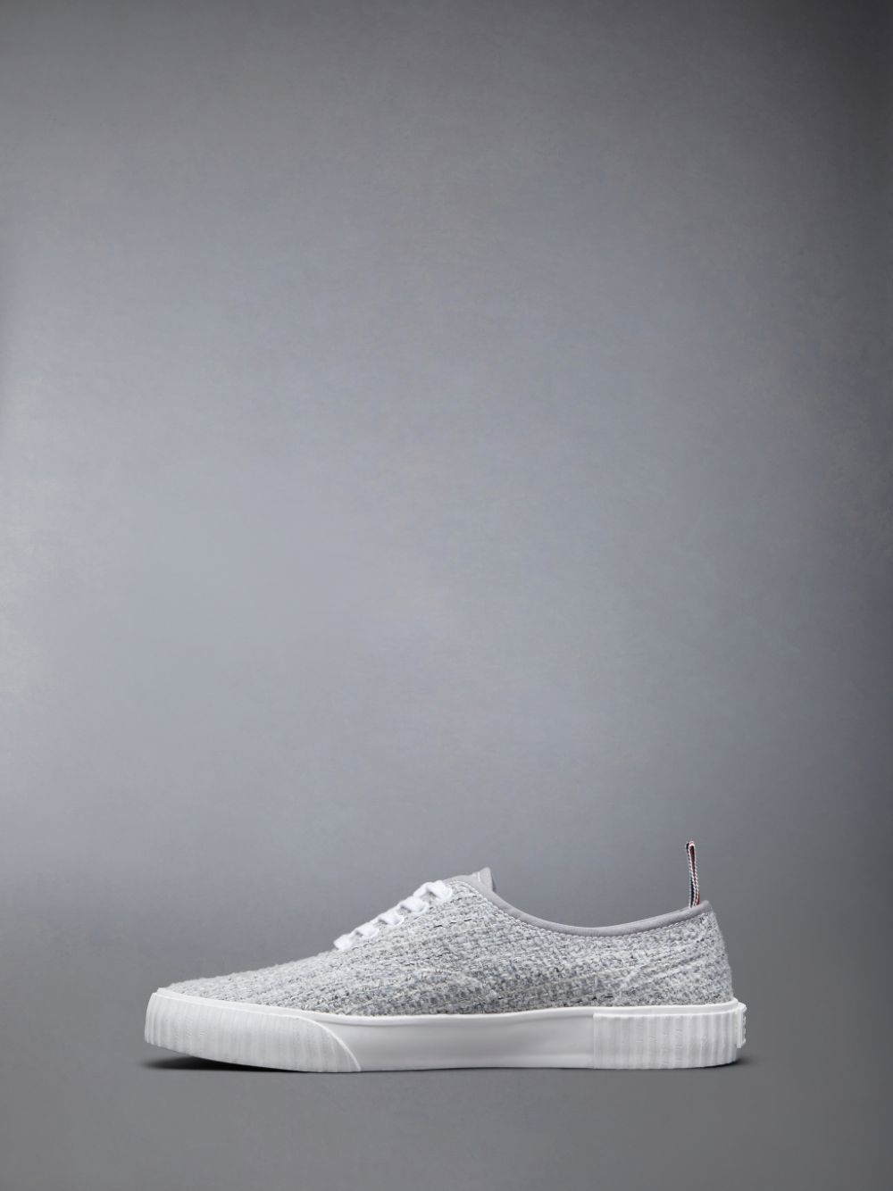 Grey Women Thom Browne Tweed Heritage Sneakers | PCN58J19107