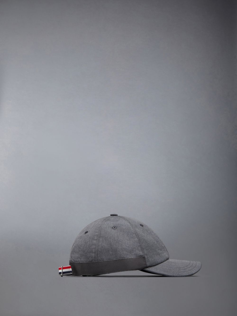 Grey Women Thom Browne Typewriter Cloth Classic Baseball Caps | RRZ54M05970