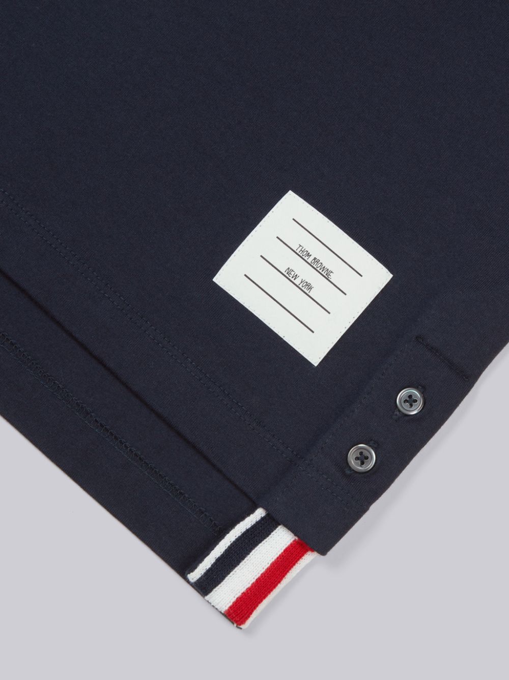 Navy Girls's Thom Browne Cotton Jersey Short Sleeve T Shirts | XRX81O24699
