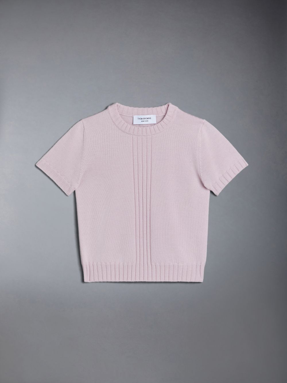Pink Girls\'s Thom Browne Wool Knit T Shirts | PKT03K42228