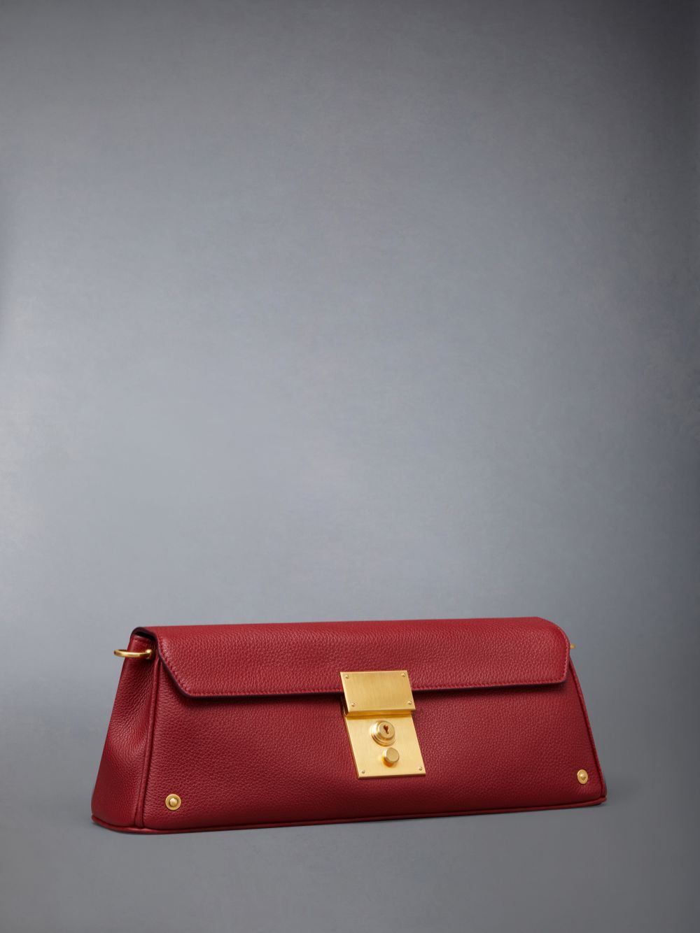 Red Women Thom Browne Soft Pebble Grain Mrs.uette Clutch Bags | PZA58Q24634
