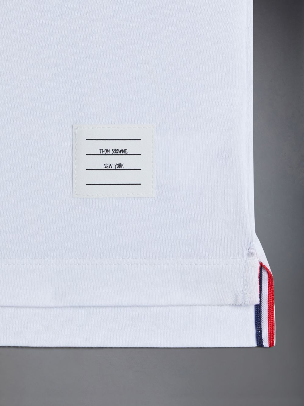 White Girls's Thom Browne Cotton Hector T Shirts | QCW54A48496