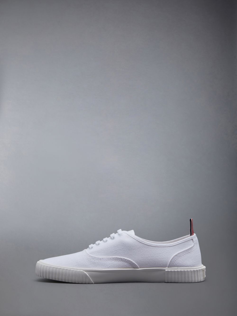 White Men Thom Browne Canvas Heritage Sneakers | PEZ59T29441