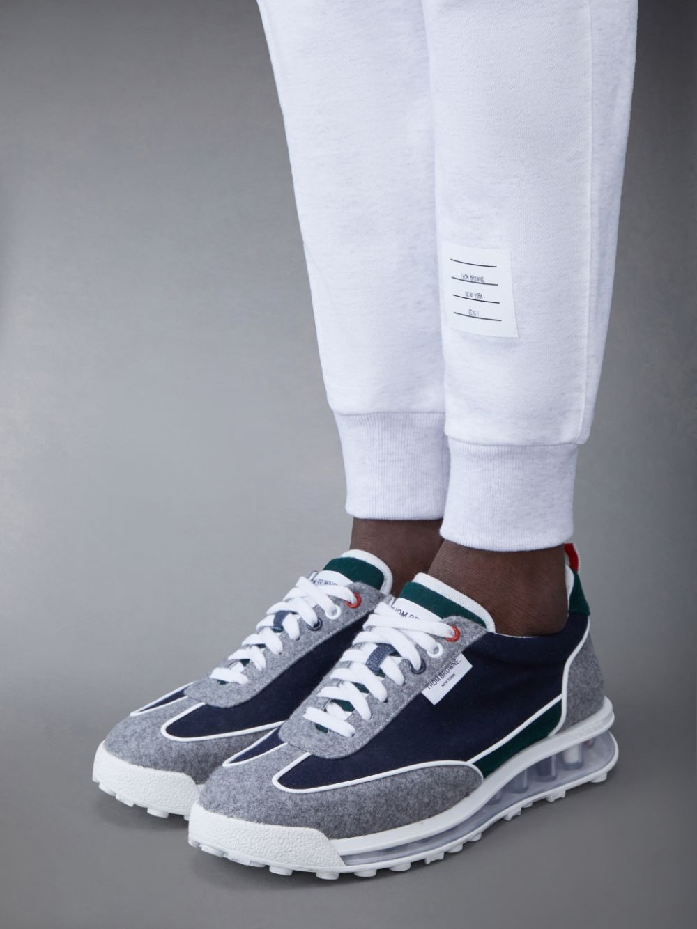 White Men Thom Browne Classic Loopback 4-Bar Sweatpants | SAJ58V67897