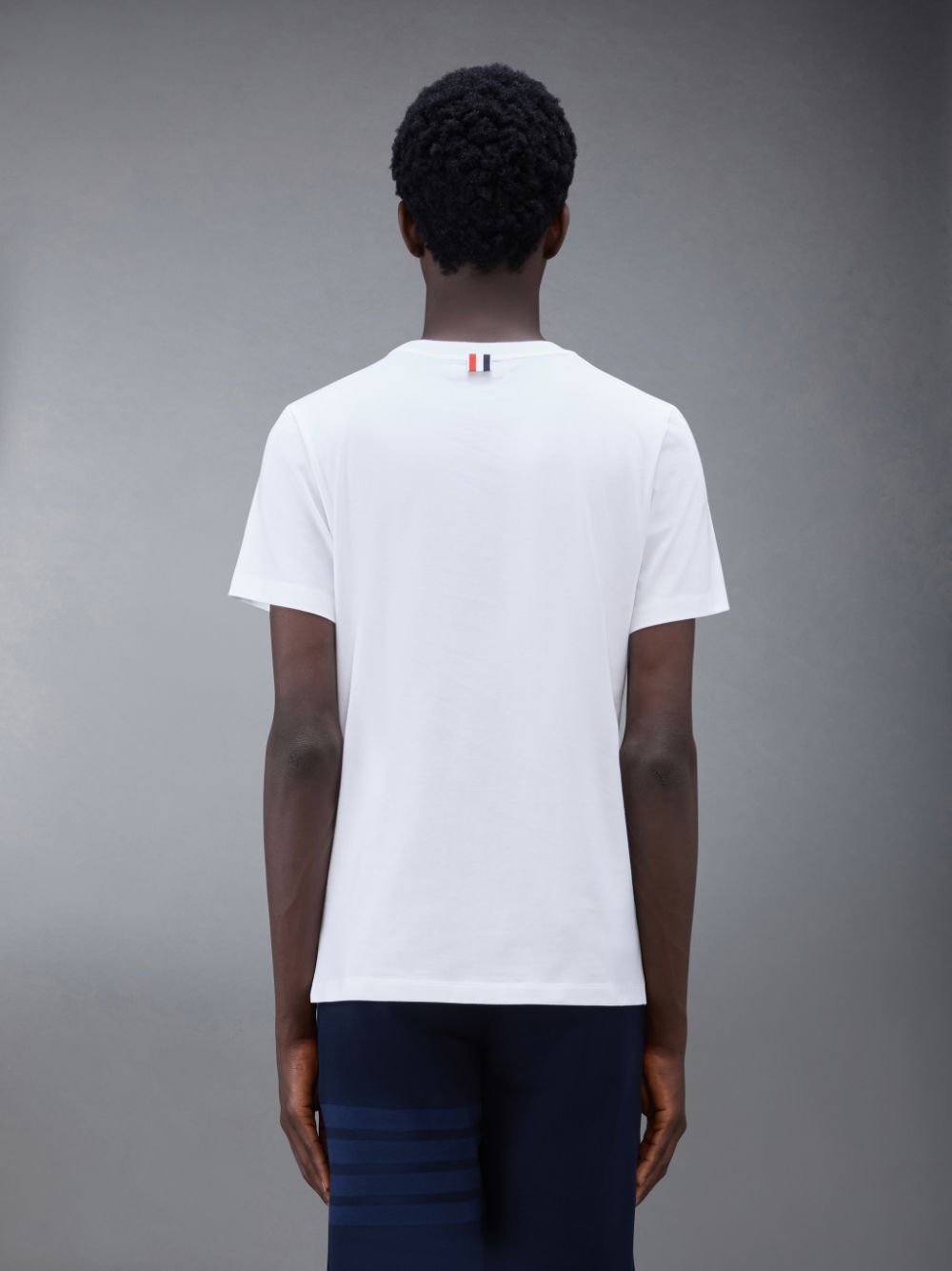 White Men Thom Browne Jersey Relaxed Side Slit T Shirts | ARI25E56270
